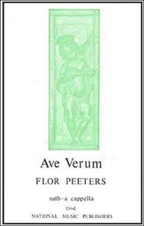 Ave Verum SATB choral sheet music cover